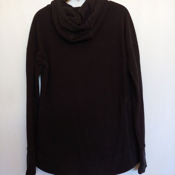 Sweaty Betty Black black long sleeve hoodie made in Italy Small - Picture 12 of 15